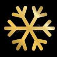 Golden snowflake